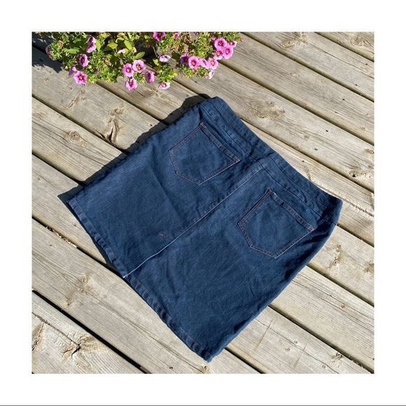 Denim Mini Skirt Size 16 Stretch - Picture 5 of 6